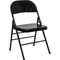 Emma and Oliver 4 Pack Triple Braced & Double Hinged Metal Folding Chair